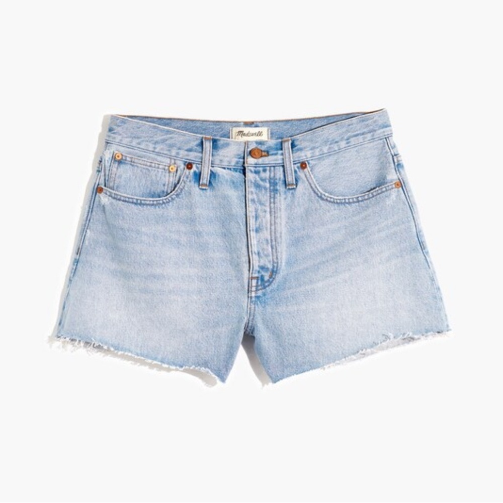 Madewell Relaxed Denim cut off Shorts in Cedarcroft Wash Size 27
